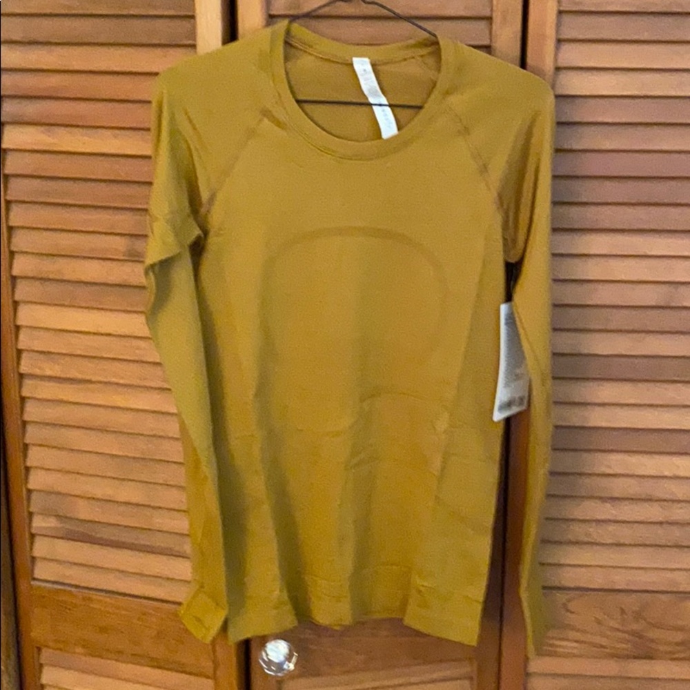 Lululemon swiftly tech LS spiced bronze